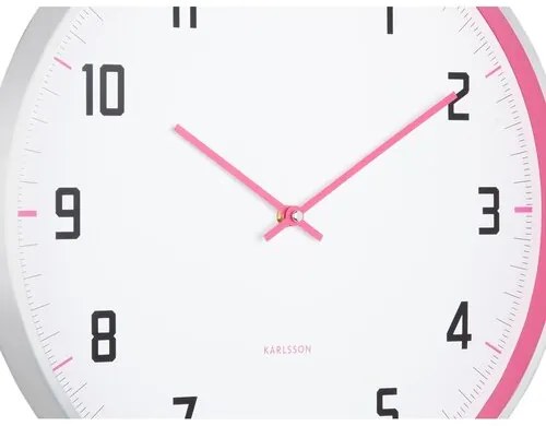 Karlsson 5969BP design falióra rózsaszín, átmérő 40 cm