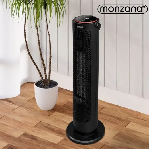 monzana® Kerámia fűtőtest 2000W - fekete