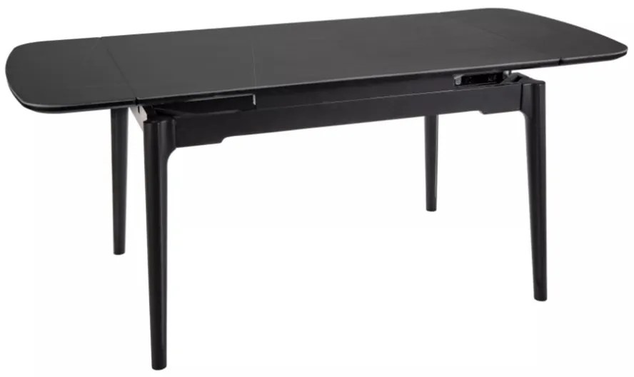 Sento bővíthető étkezőasztal fekete 120-180cm