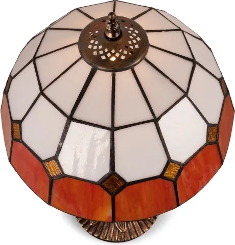 Brilagi - Tiffany vitrázs asztali lámpa SIENNA 1xE27/60W/230V