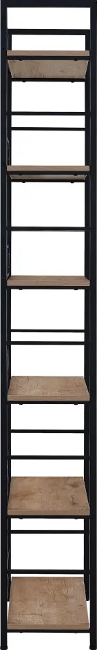 Polcállvány, fekete/tölgy, KELER TYP 3