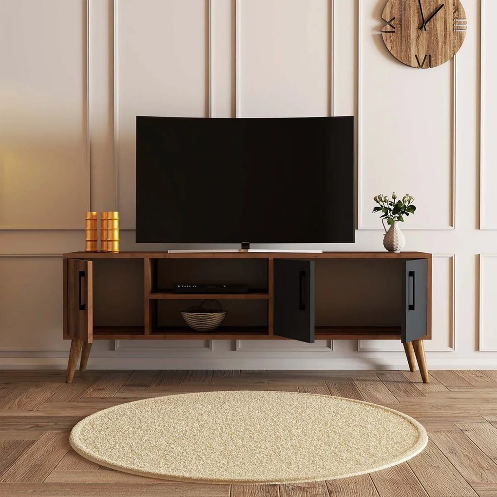 TV asztal Exxen Antracit