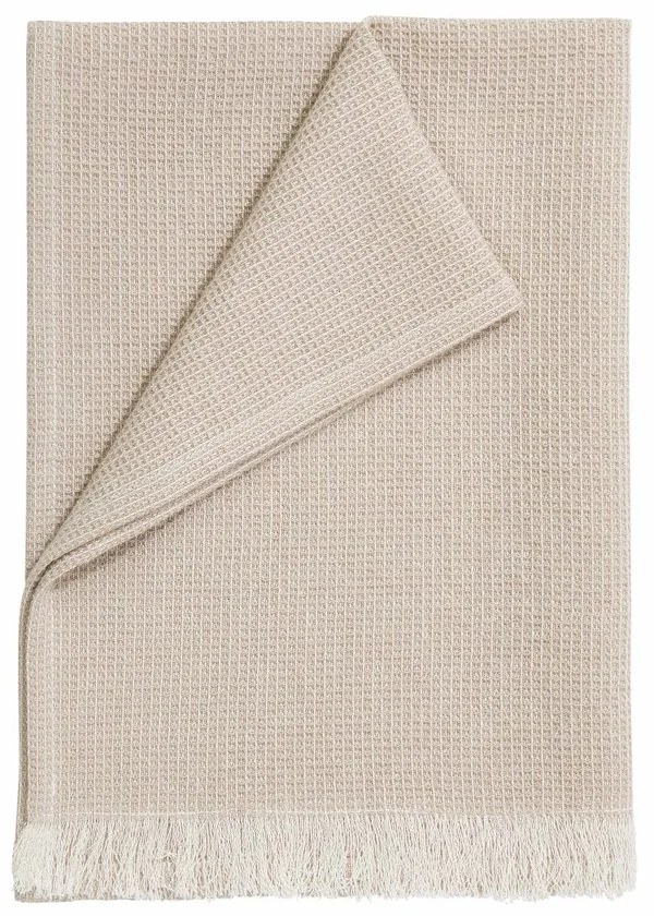 VISBY pamut konyharuha rojtokkal, natúr szín 70 x 50 cm