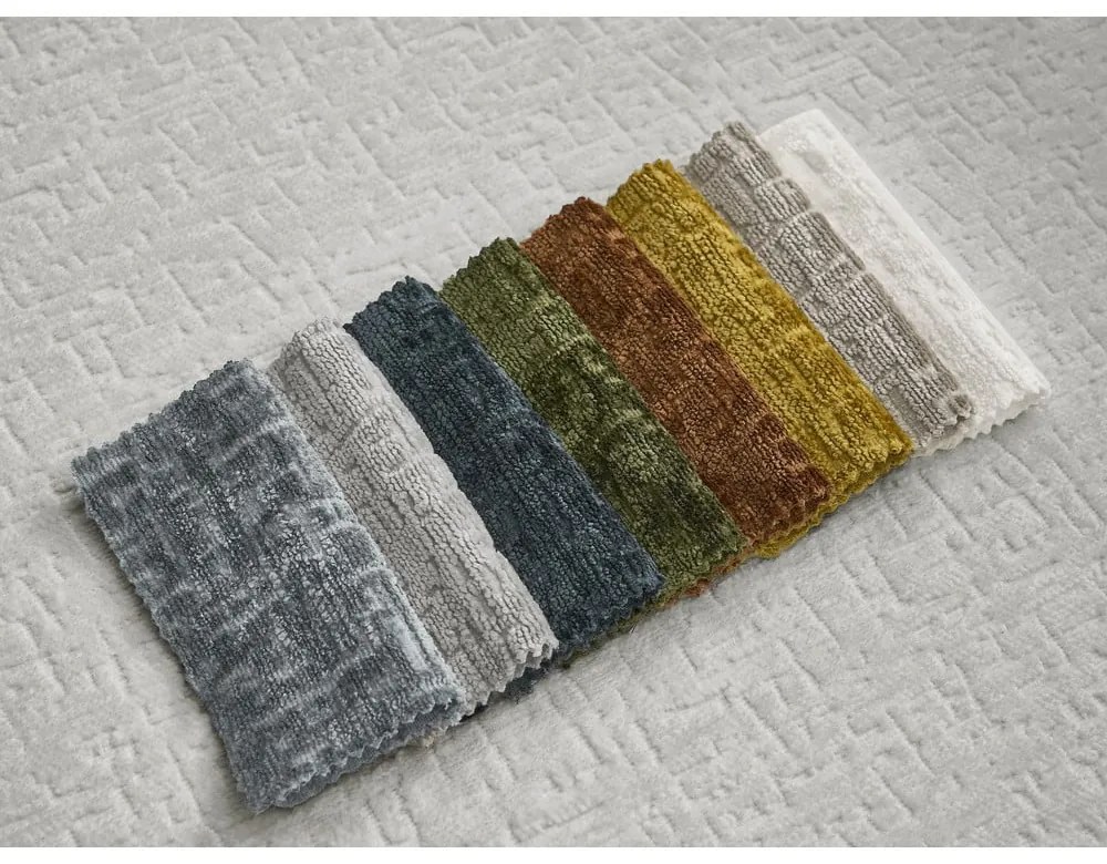 Világosszürke zsenília kinyitható kanapé 228 cm Neyo – Bobochic Paris