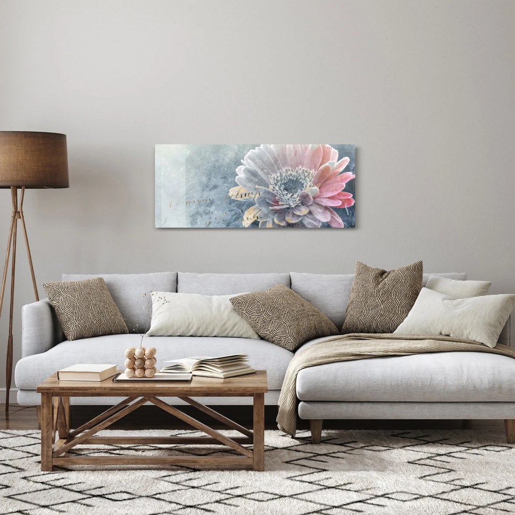 Kép - téli virág (120x50 cm)
