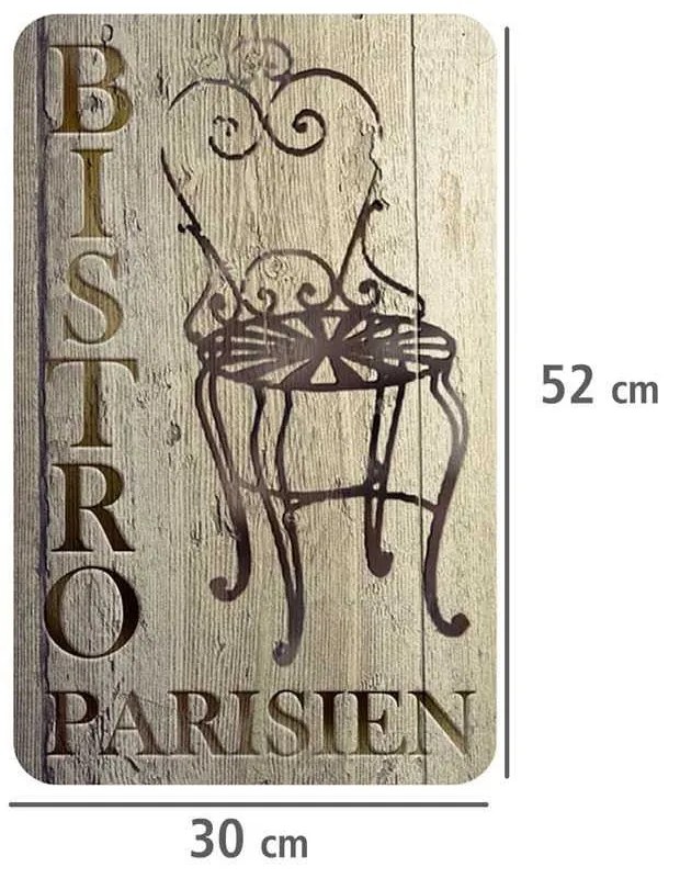 Edzett üveg tűzhely fedőlap szett 2 db-os 30x52 cm Bistrot – Wenko