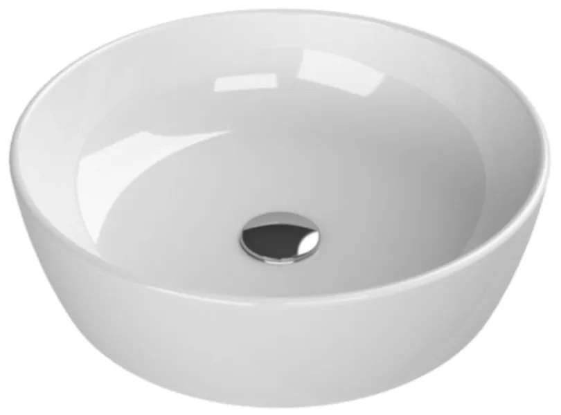 CeraStyle ONE - PULTRA ültethető - Top Counter - porcelán mosdó - O - Ø 46 cm