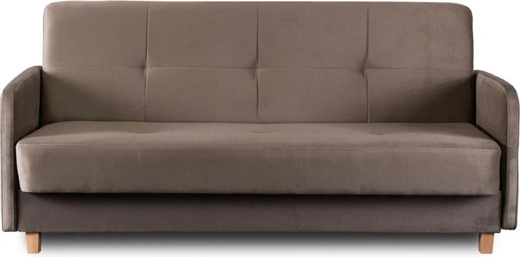 Zestaw 2x Sofa Rozkładana CUBA Beżowa