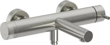 Ravak Nox kádtöltő csaptelep zuhanykészlet nélkül 150 mm, csiszolt rozsdamentes acél X070646