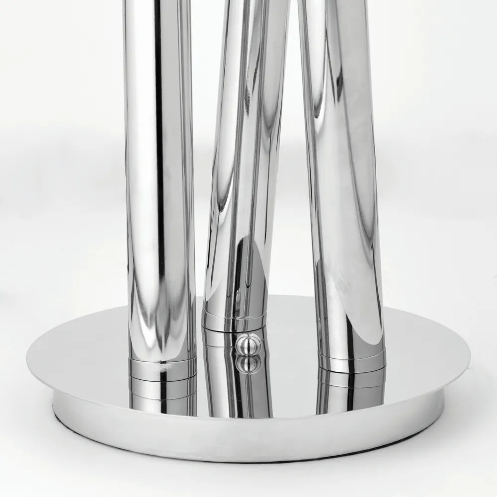 Endon glamour modern LED állólámpa glacier polírozott rozsdamentes acél átlátszó end76731