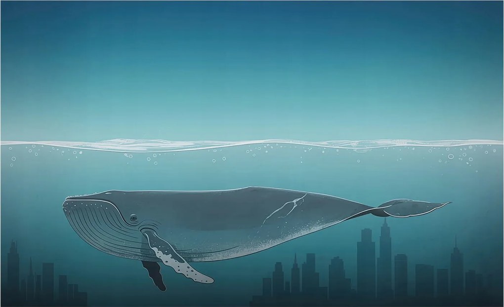 Fotótapéta Flizelina Nappali és Hálószoba Irodába Vízi harmónia 416x254 Ragasztó