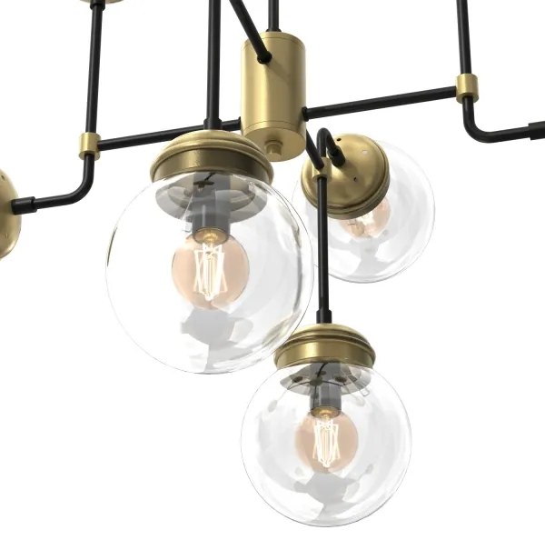 Hydro mennyezeti lámpa 8xE14/60W/230V rúdon