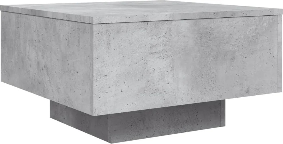 vidaXL betonszürke szerelt fa dohányzóasztal 55x55x31 cm