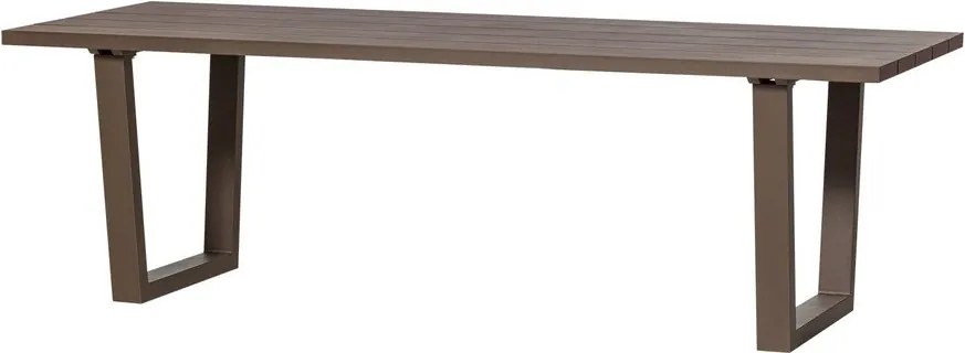 Fém kerti étkezőasztal 87x240 cm Bear – WOOOD