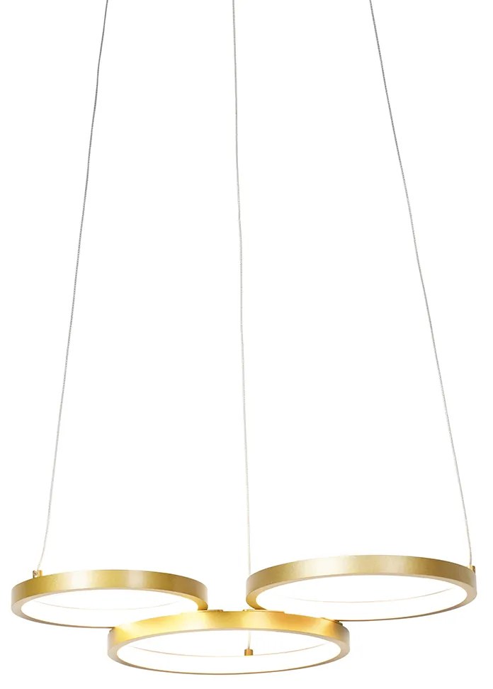 Arany lógólámpa LED-del, 3 fokozatú dimmerrel, 3 lámpás - Rondas