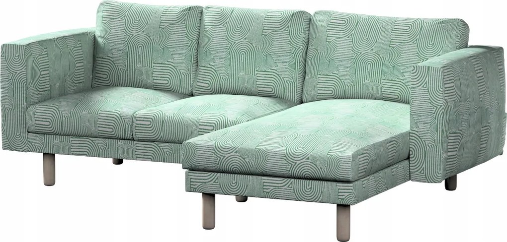 Norsborg 3 személyes kanapé huzat Ikea menta-ecru