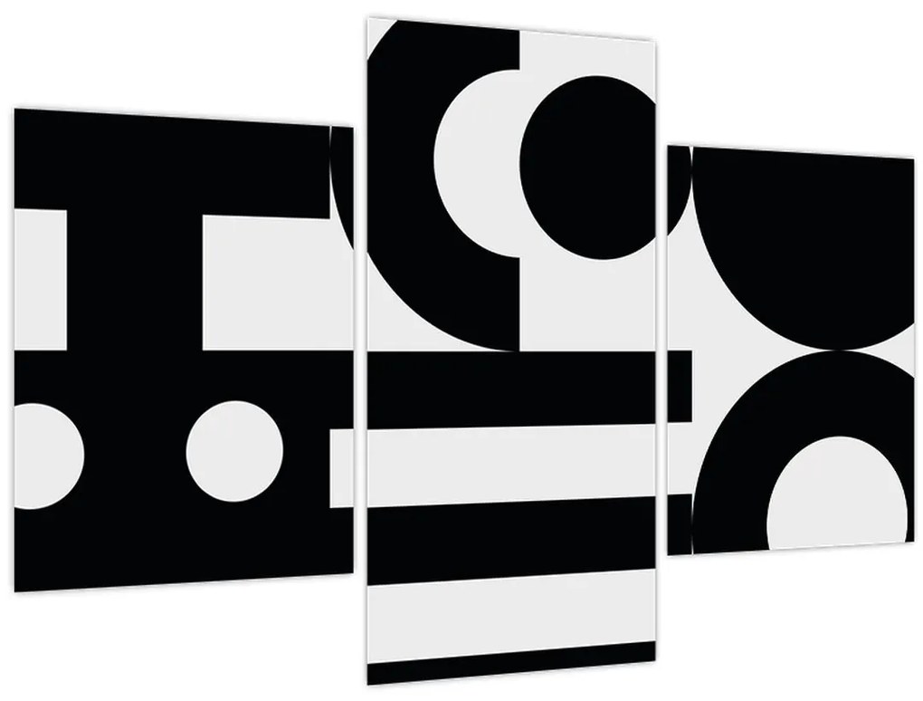 Kép - Geometriai absztrakció N⁰3 (90x60 cm)