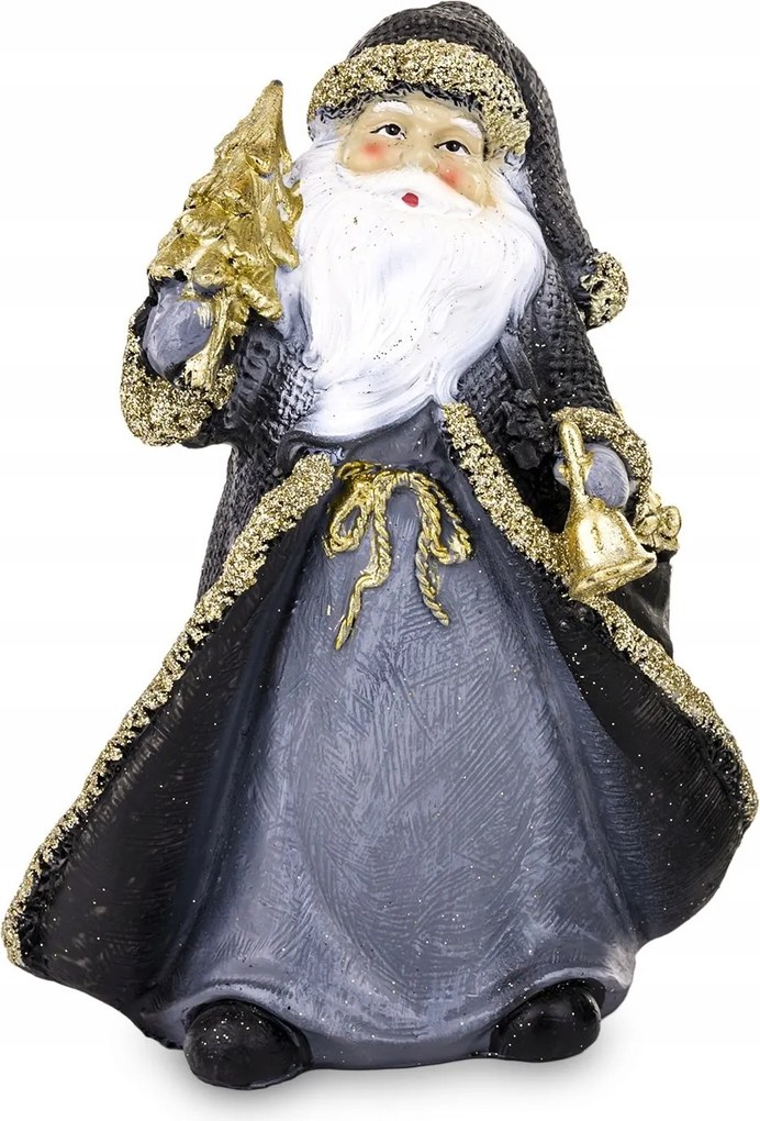 Karácsonyi dísz, Mikulás figura karácsonyfával vagy lámpással Art-pol 133217