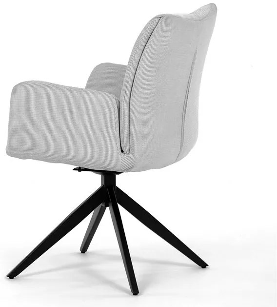 Étkezőszék fehér szövettel. HC-993 WT2