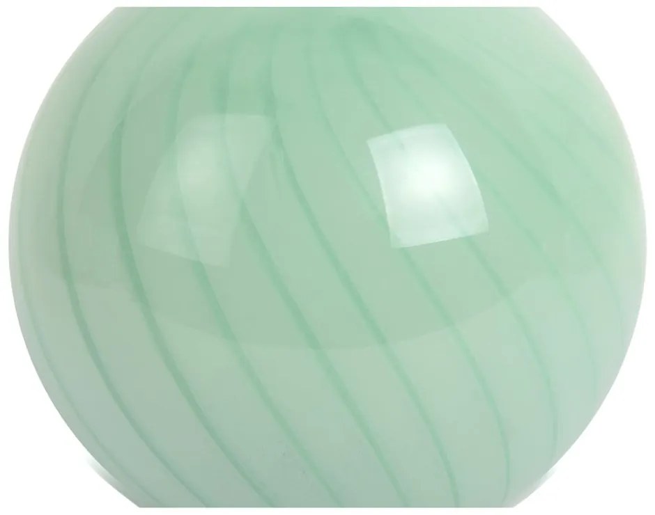 Világoszöld asztali lámpa üveg búrával (magasság 17 cm) Summer Globe – Leitmotiv