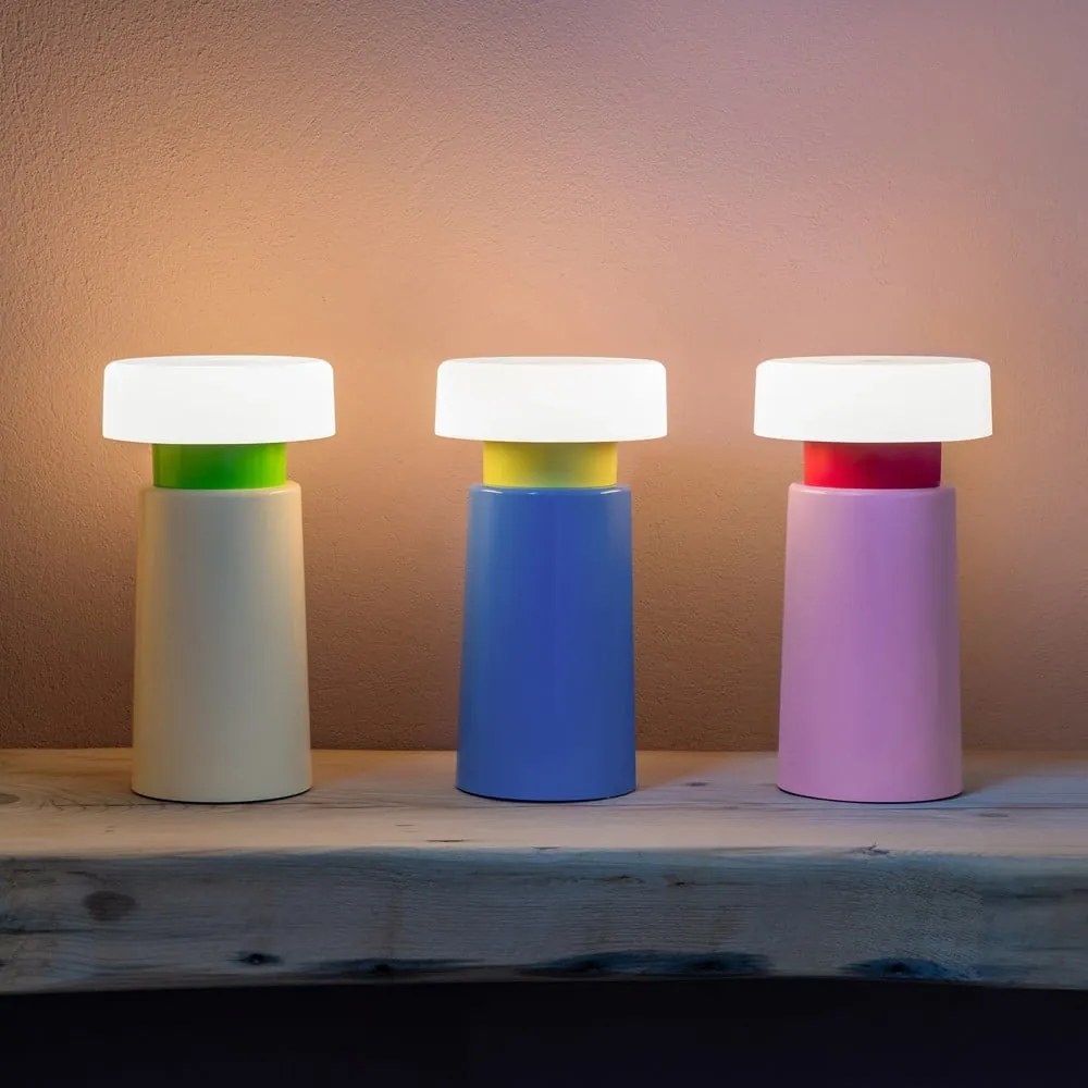 Rózsaszín LED dimmelhető asztali lámpa (magasság 17,5 cm) Victoria – Remember