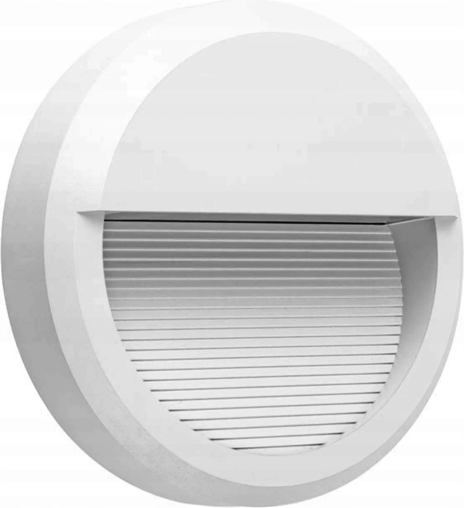 Aca Lighting Led kültéri fali lámpa fehér Pc 230V IP65 8W 3000K 430