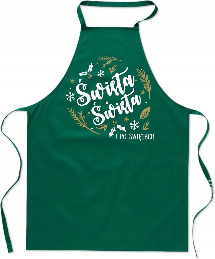 Konyhai Kötény Nyomtatott Karácsonyi És Karácsonyi Női férfi ajándék