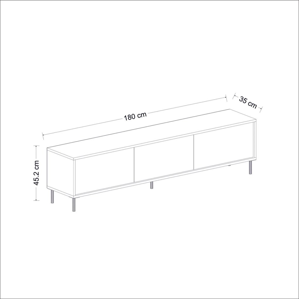 TV szekrény Imaj - Anthracite