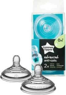 Tommee Tippee Advanced Anti-colic cumisüveg cumi 0 hó - lassú folyású 2db