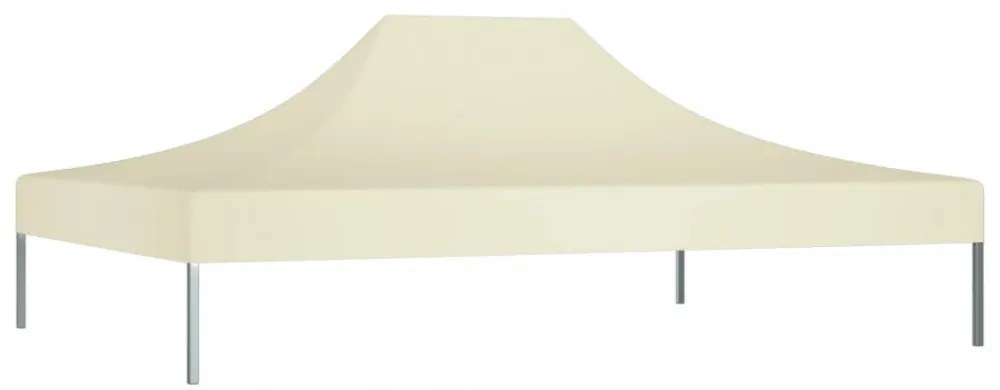 krémszínű tető partisátorhoz 4,5 x 3 m 270 g/m²