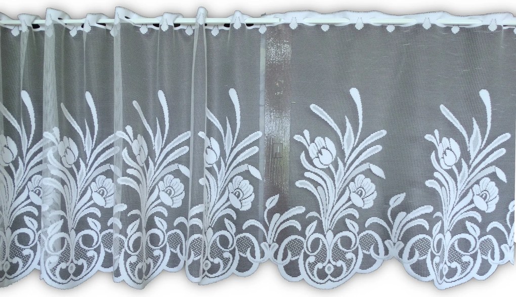 Mg Irigység Jacquard 2833 fehér 200x50cm lengyel