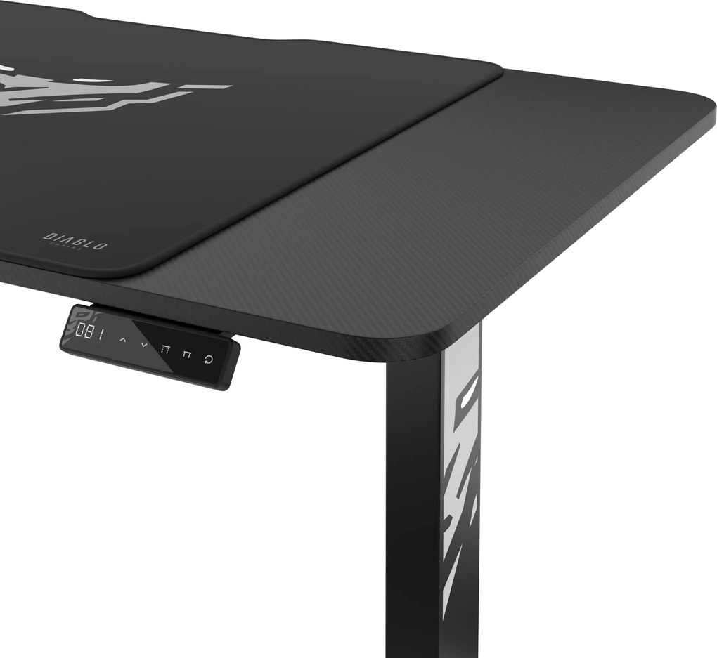 Diablo X-Tensio 1100 állítható magasságú íróasztal fekete
