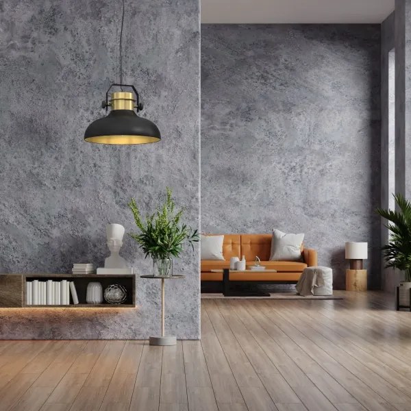 Csillár zsinóron HELSING 1xE27/60W/230V arany