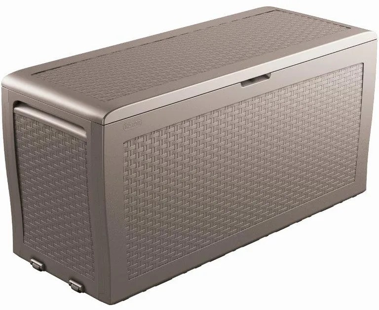 Kerti box Keter Samoa Rattan Box 270L cappuccino