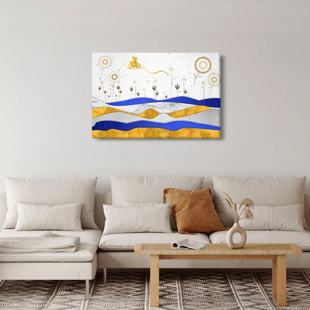 Kép - Arany hegyek (90x60 cm)