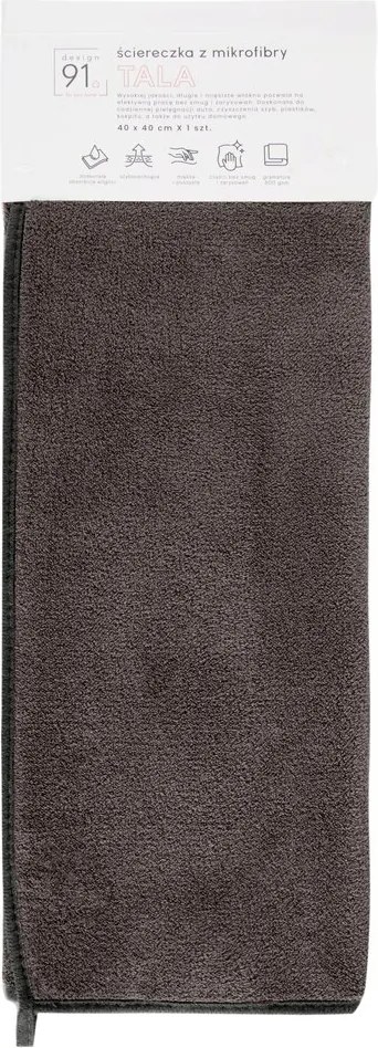 Takarítókendő Tala 40x40 Design91 acél puha és hatékony