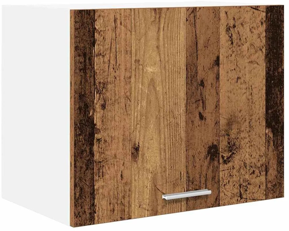 Függő szekrény Riga 2 pcs Régi fa és fehér 50 x 31 x 40 cm