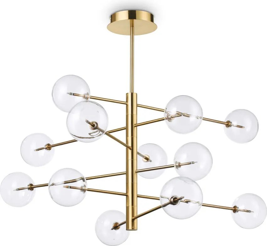 Mennyezeti Lámpa Bronz IDEAL LUX 200125