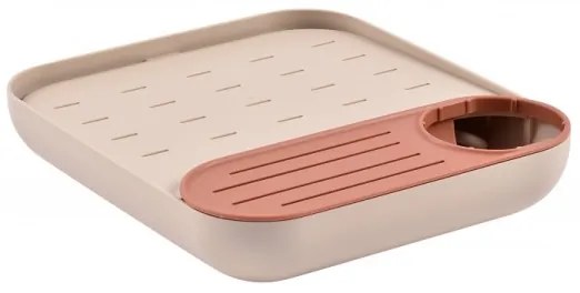 Beaba - Cumisüveg szárítóállvány bézs/narancs