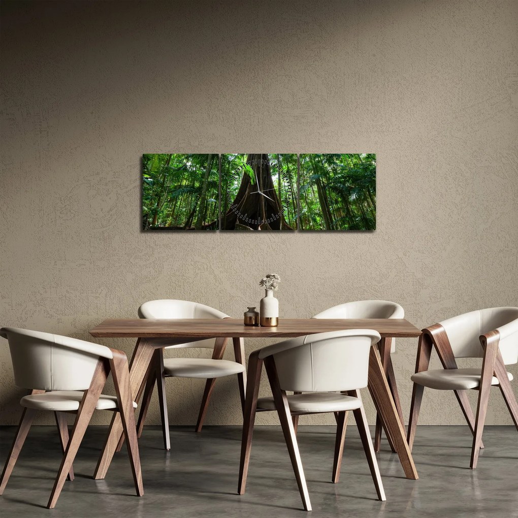Kép - A fa gyökerei (órával) (90x30 cm)
