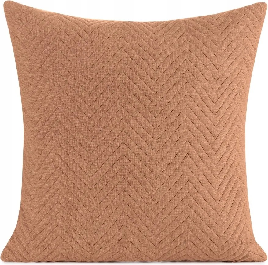 Dekoratív párnahuzat LEN-3 45x45 Eurofirany tégla halszálka mintás