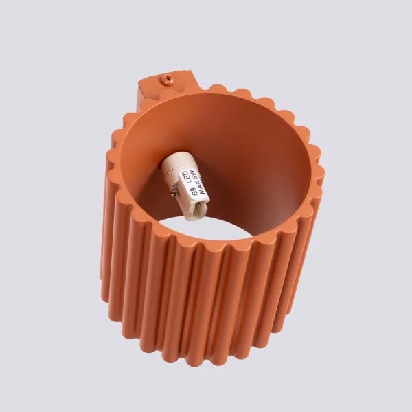 Sollux  SL.1801 - Fali lámpatest AURA 1xG9/10W/230V narancssárga