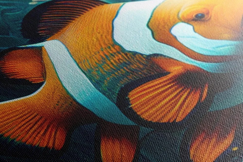 Kép szürrealista bohóchal