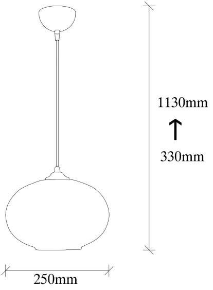 Csillár zsinóron CAMINI 1xE27/40W/230V
