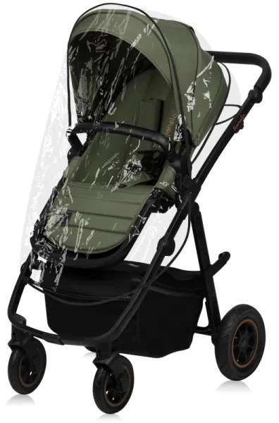 Lionelo - Kombinált babakocsi 2 az 1-ben AMBER PLUS Zöld Erdő