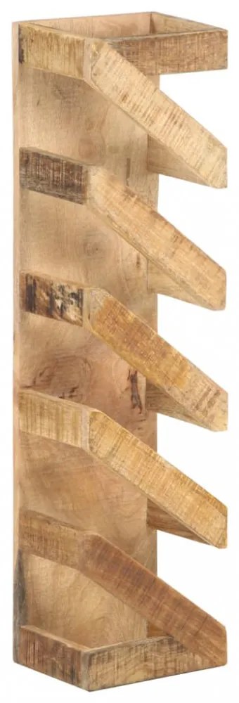 vidaXL tömör mangófa bortartó állvány 5 palackhoz