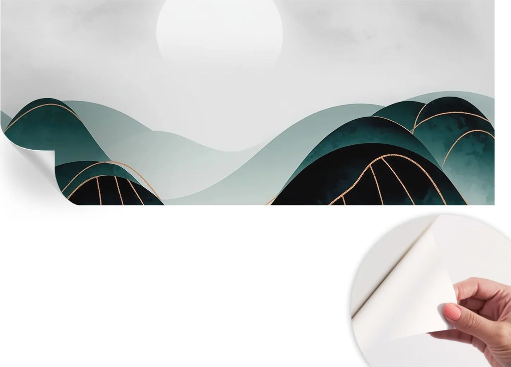 Öntapadós Fali Fotótapéta Hálószobába Látszólagos nyugalom 250x104 cm