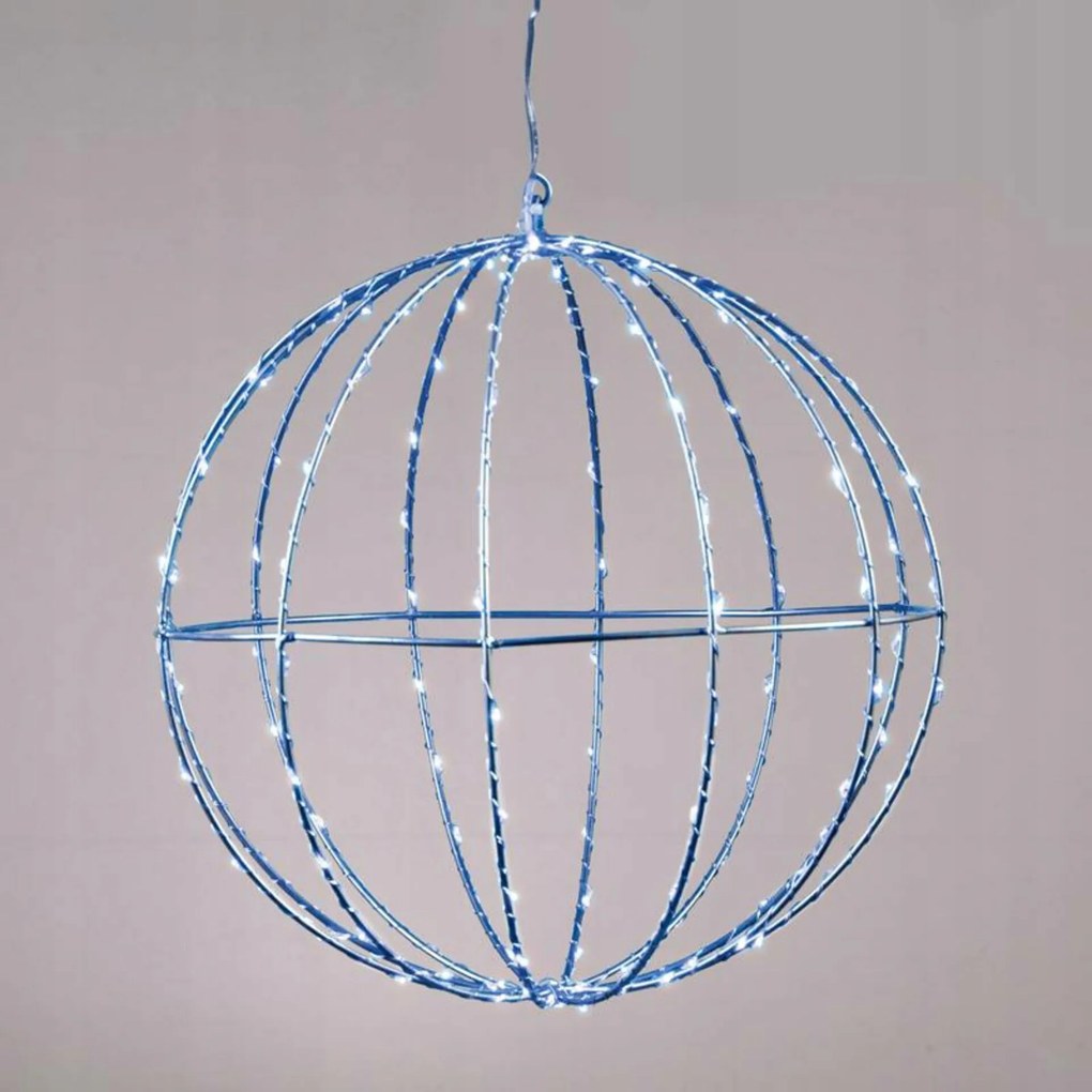 Aca Lighting karácsonyi Led kültéri gömb 240 led 40cm kék X0624064226