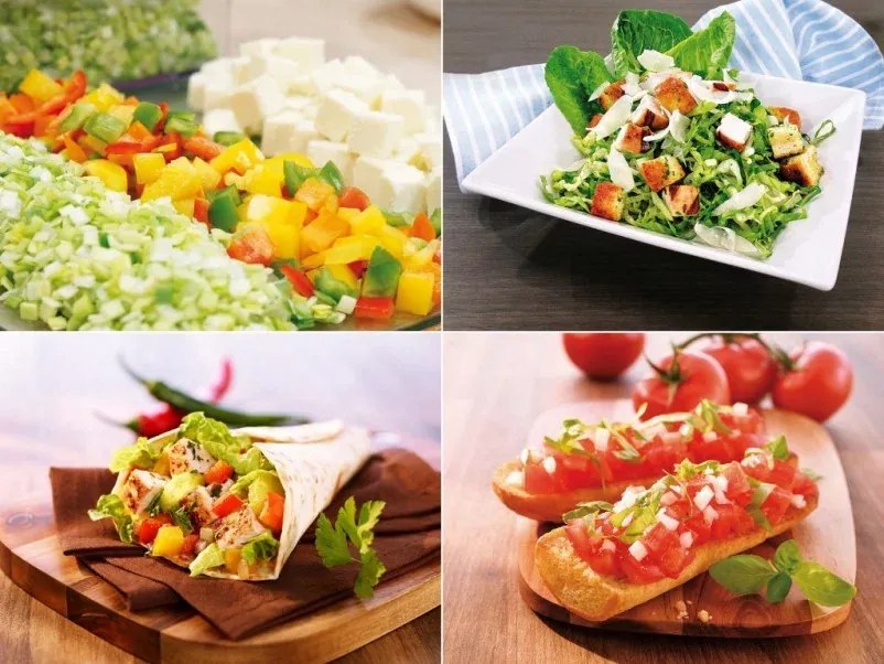 Többfunkciós gyümölcs- és zöldségszeletelő - 7 részes készlet