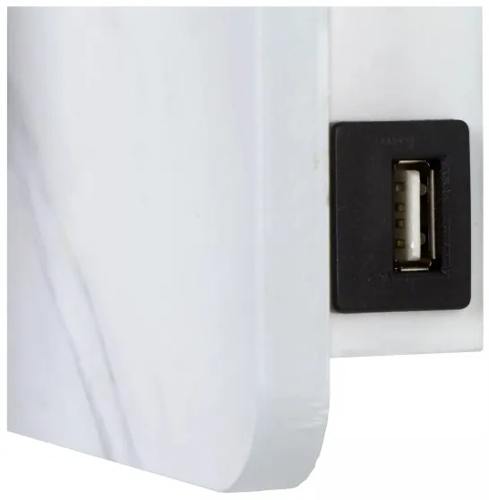 Lucide 77282/03/31 - LED Fali spotlámpa OREGON LED/4W/230V USB fehér